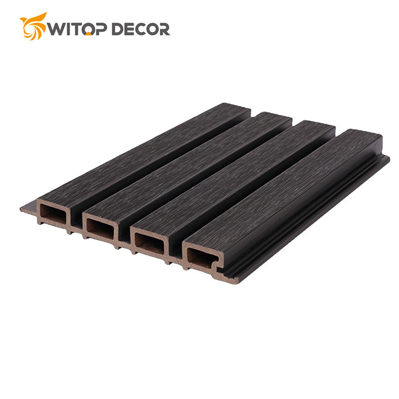 Wood PVC WPC Wall Cladding Fluted Panels Wood Siding Panel