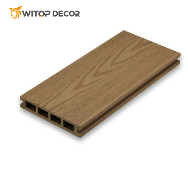 Co-Extrusion Outdoor Solid WPC Coextrusion Flooring Hollow Wood Plastic Composite Decking