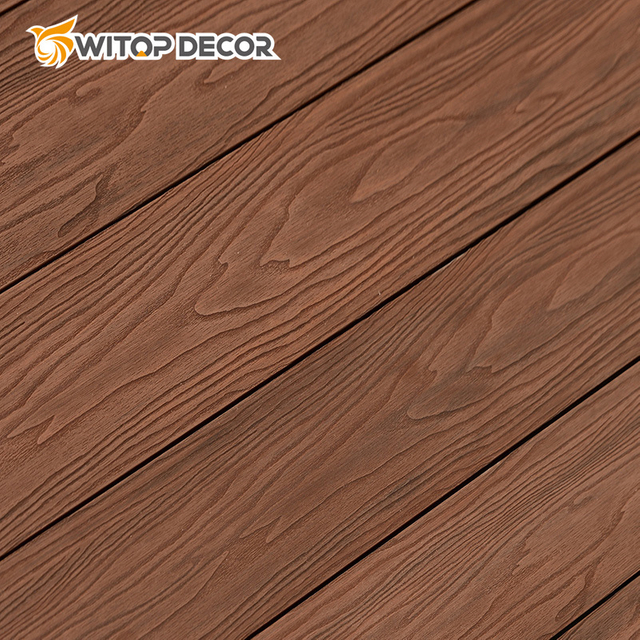 Factory Outdoor Interlocking Deck Wood Composite Grain Engineered Plastic Floor WPC Decking