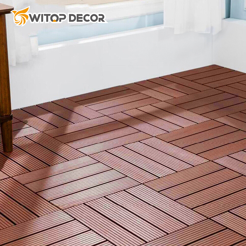 New Design Style Wood Plastic Composite Co-Extrusion Decking WPC