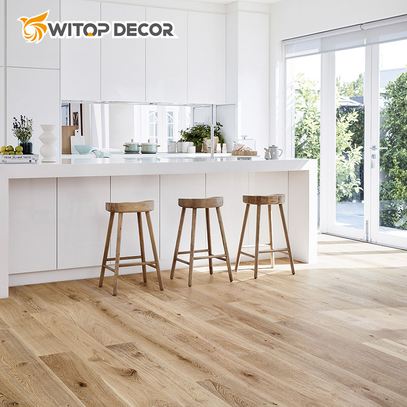 Friendly Fireproof Anti Slip Oak Rigid Core Vinyl Click Tile Spc Flooring