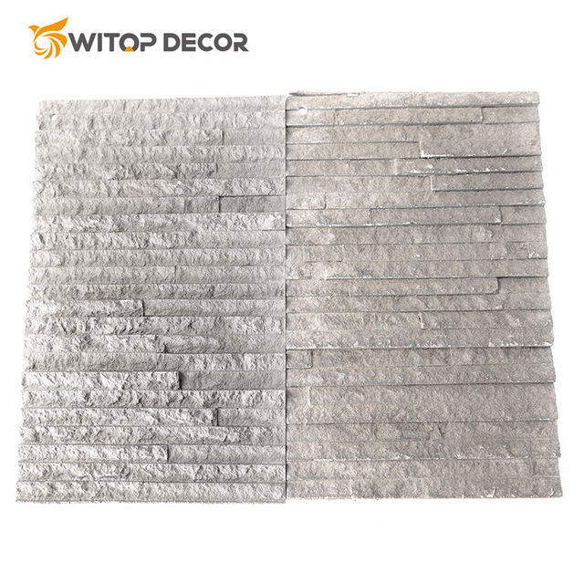 Natural Flexible Thin Stone Veneer with Brushed Surface for Columns and Pillars
