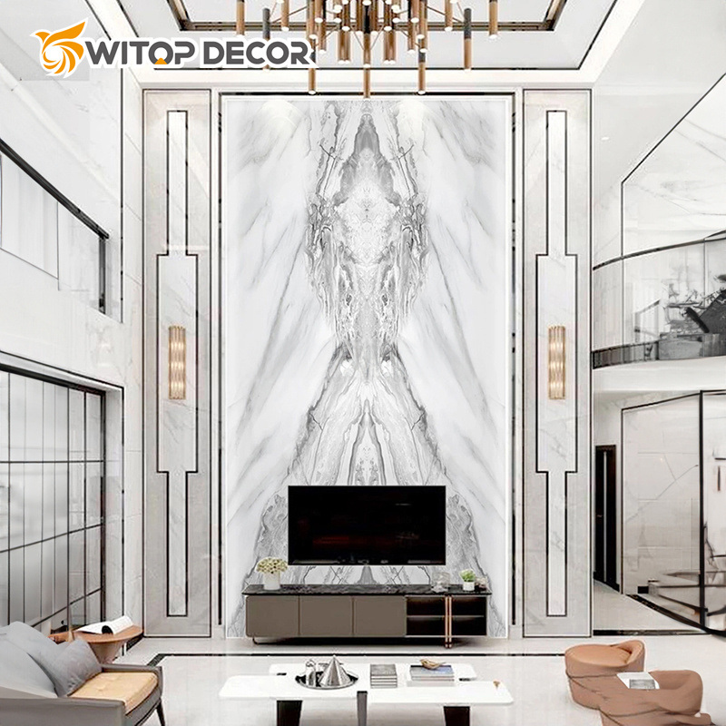 Excellent Properties Board Waterproof Cheap Price UV Marble Sheet