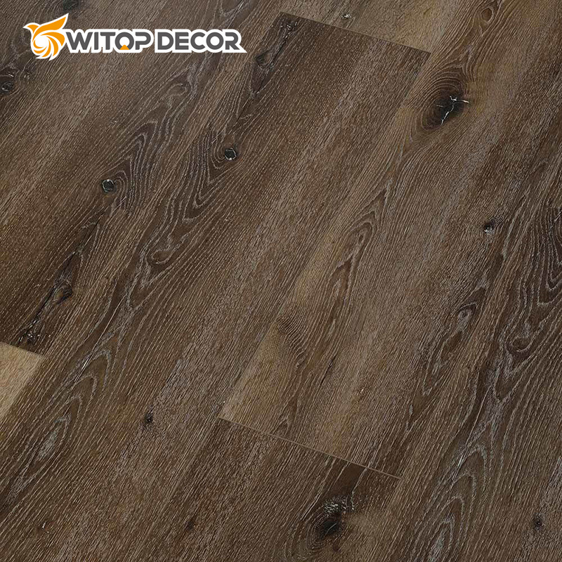 Spc Flooring Luxury Durable Waterproof Fireproof Click Lock Wood Laminated Vinyl Plank