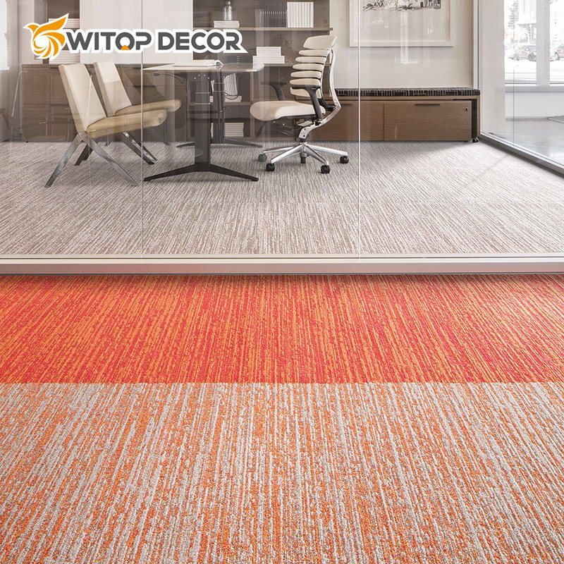Anti-Slip Carpet Pattern Size 12"X24"X 3.0mm Vinyl Flooring Tiles Store Application