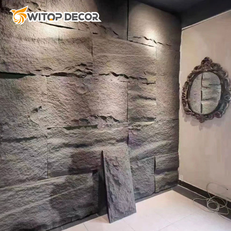 Artificial PU Imitation Stone Wall Panels for Outdoor Wall Decoration