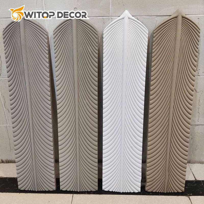 Artificial Polyurethane Artificial Stone 3D PU Stone Panel Faux PU Stone Wall for Livingroom