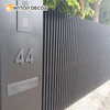 Custom Wall Cladding Wooden PVC Wall Panels Outdoor Soundproof WPC Wall Panel