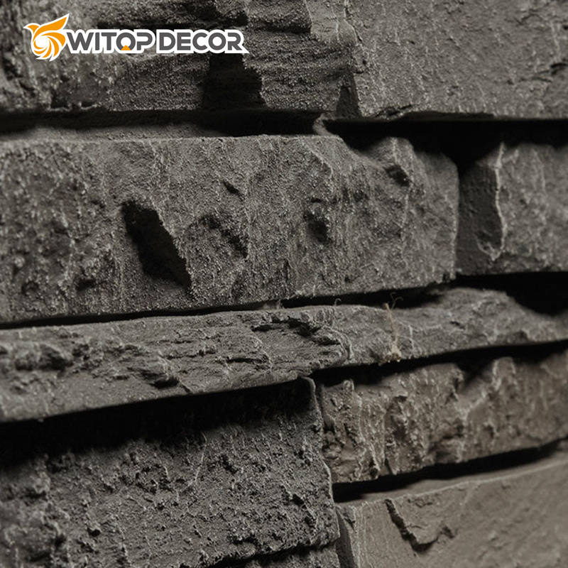 Lightweight Polyurethane PU Stone Indoor and Outdoor Wall Panels Exterior Simulated Stone 3D Wall Panel Board