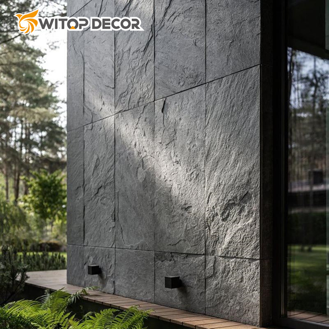 Wholesale Mushroom PU Stone Wall Panel Rock Wall Panel Faux Stone Wall Panel Outdoor Stone Veneer