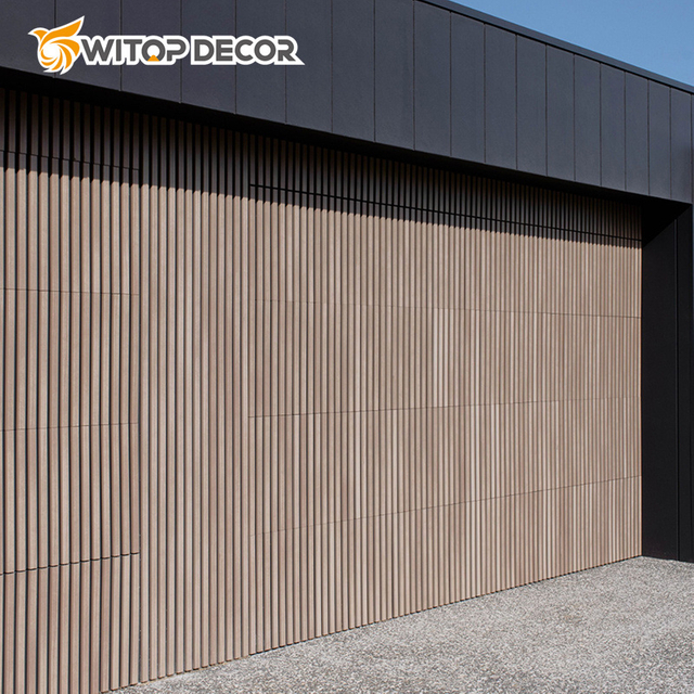 Modern Design Hollow Wood Plastic Composite WPC Wall Panel for Home Decoration
