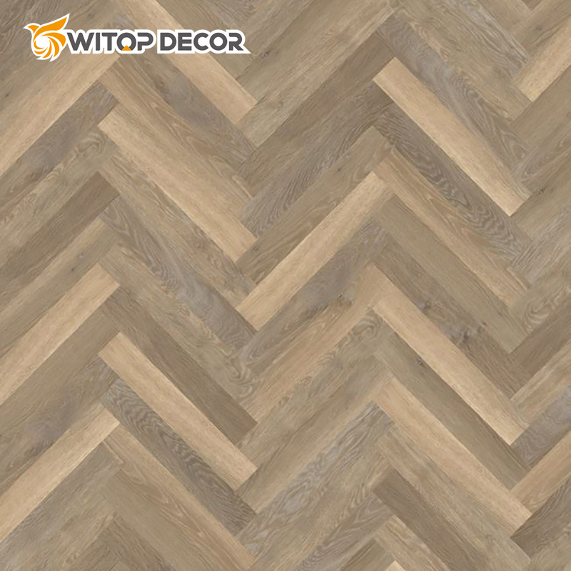 Antislip Deep Embossed Wood Design Luxury Vinyl Tiles Parquet Lvt Flooring