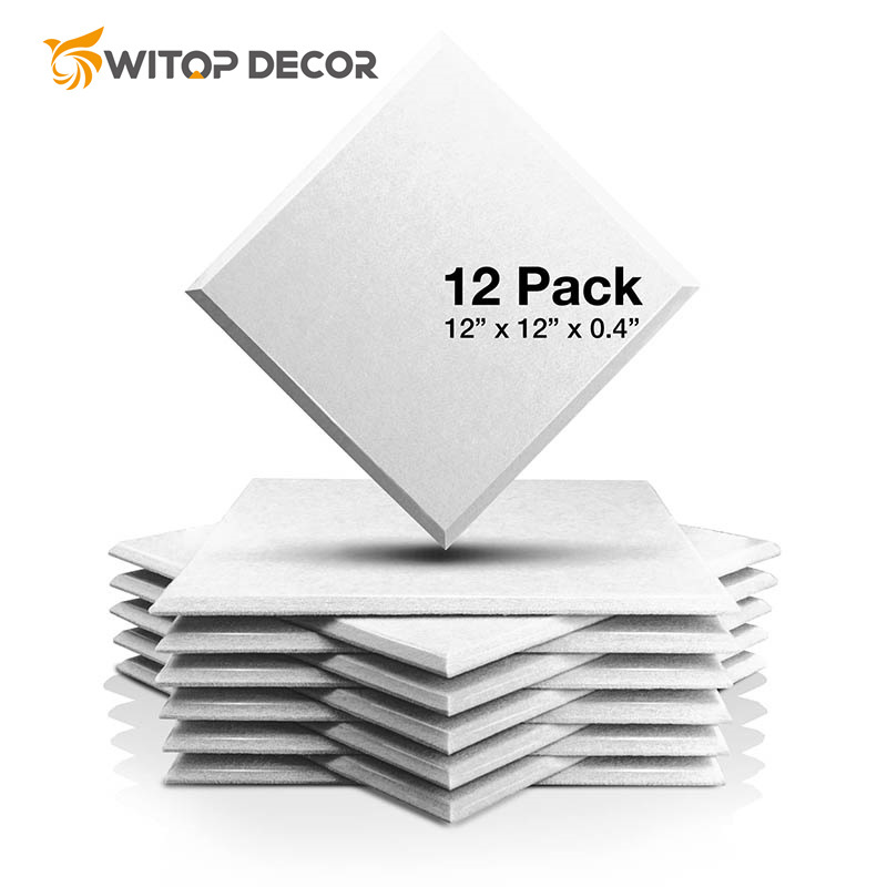 600*600*22mm Soundproof Fire Resistance Studio Acoustic Panels