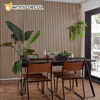 Fire Resistant 200*200mm Grooved Wood Timber Acoustic Paneling for Walls