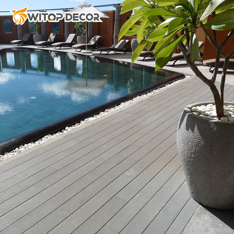 WPC Co-Extrusion Floor WPC Co-Extrusion Decking Outdoor Composite Decking
