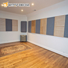 Acoustic Slat Panel Pet Wrapped MDF Colors 60X60 Cm Slats Wall Panel