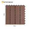 Durable Capped Co-Extrusion Double Color WPC Decking for Outdoor Flooring