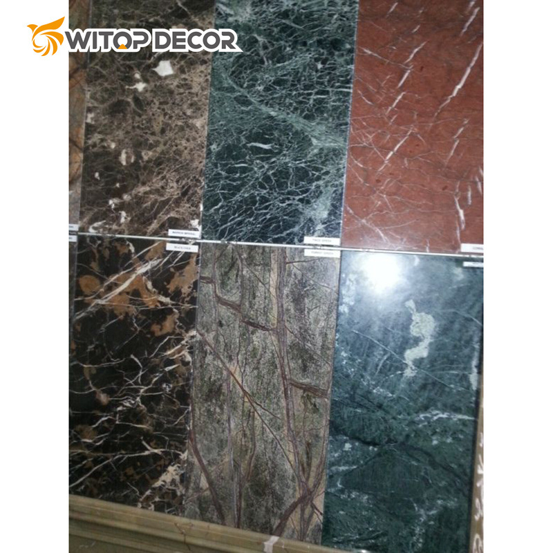 Interior Decoration PVC Wall Panel 1220*2440mm UV Marble Grain Decor Sheet