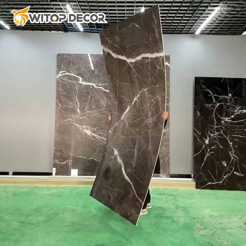 UV Board Faux PVC Marble Sheet 3mm Interior Decorative UV Marble Board