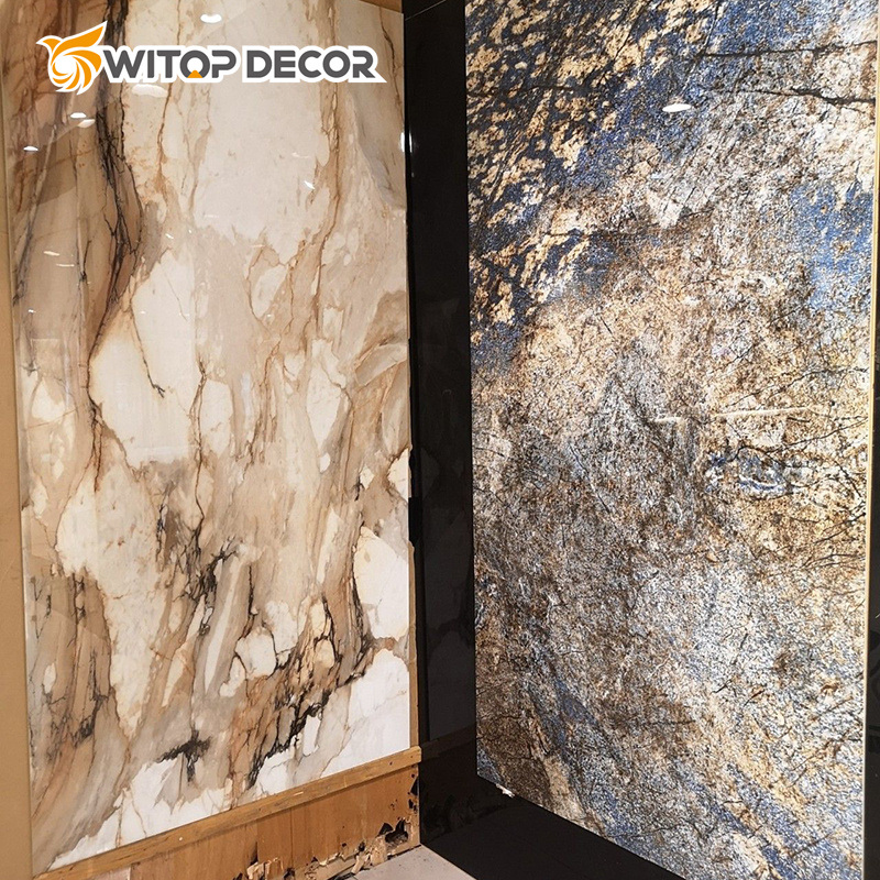 Waterproof Anti-Scratch Luxury Eco-Friendly PVC Marble Sheet for House