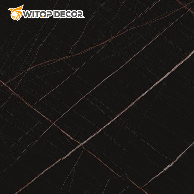 Interior Decorative High Glossy PVC UV Marble Sheet Easy to Install PVC Marble Board