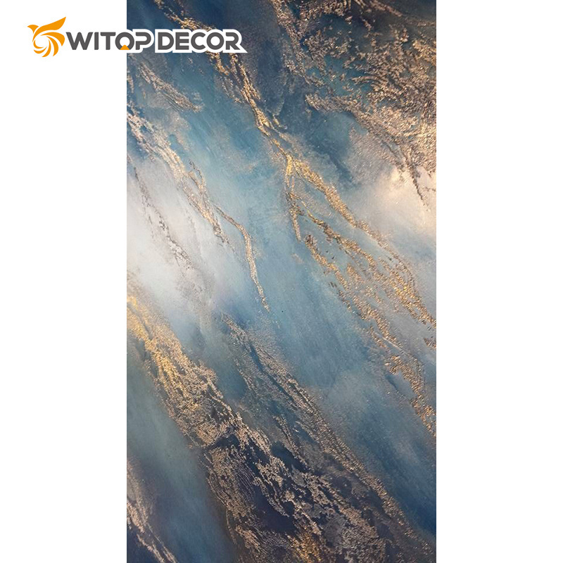 Customized Designs UV Board Wall Sheet PVC Panel Marble in Algeria Price