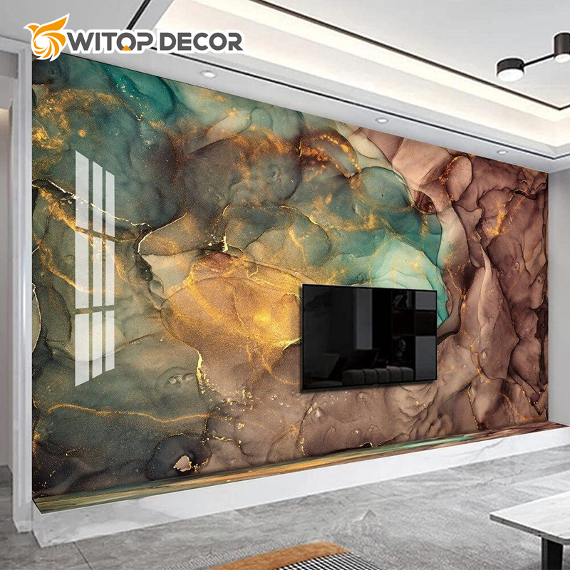 High Glossy PVC Marble Sheet for Interior Wainscot Alternative Marble