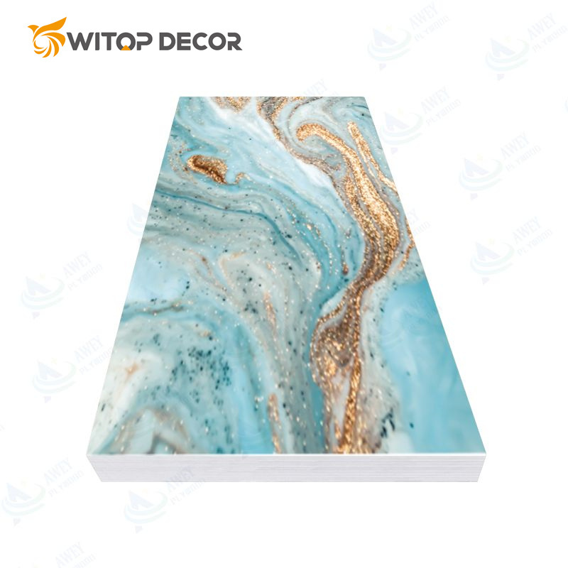 Competitive Price PVC Marble Sheet Alternative to Marble for Home Decoration
