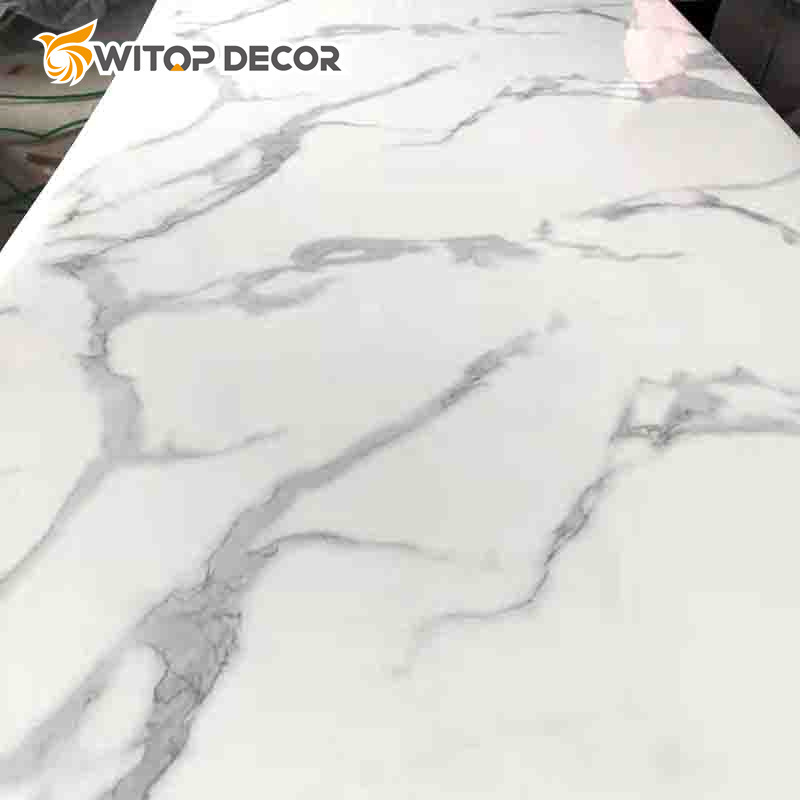 Cost-Effective High Glossy PVC Marble Sheet with High Quality