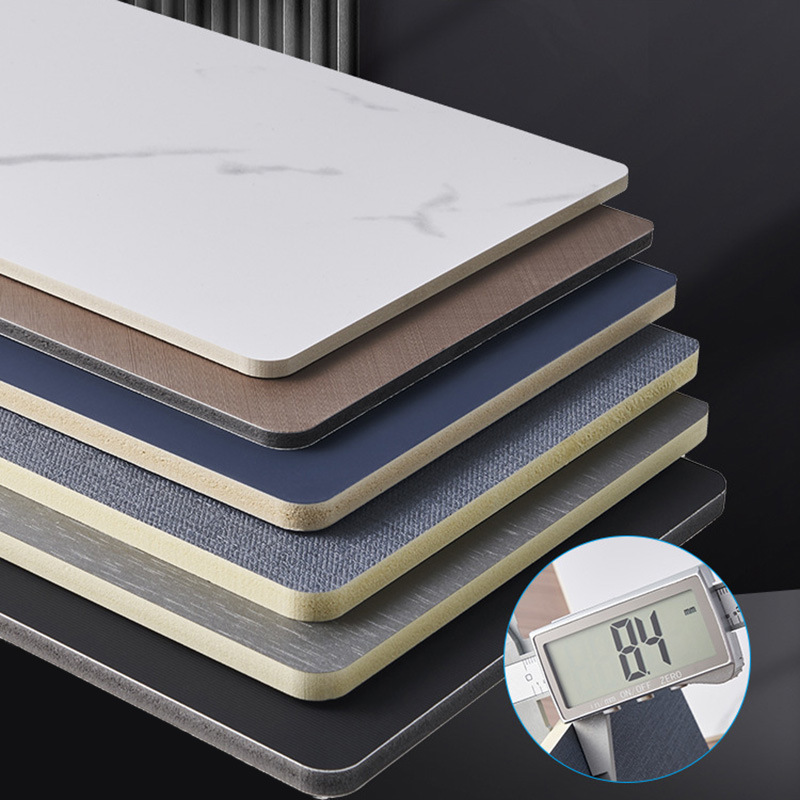 China Factory Marble Glossy Bamboo Charcoal Wood Veneer