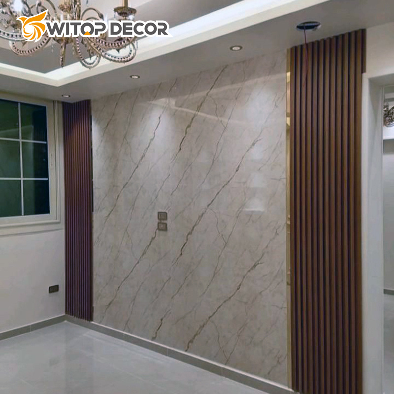 High Gloss Marble Design 3mm PVC Marble Sheet UV Marble Plastic Sheet PVC Wall Panel