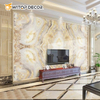 Replacement 3mm Hot Transfer PVC Fiber Cement Board Wall UV Marble Sheet Panel