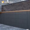 Wooden Look House Siding WPC Wood Composite Exterior Wall Cladding