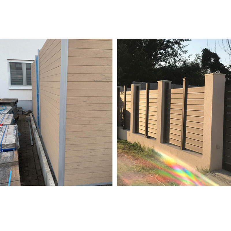 Privacy Screen Fence for Patio/Balcony/Deck 6 Feet Outdoor Decorative Weatherproof WPC Fence