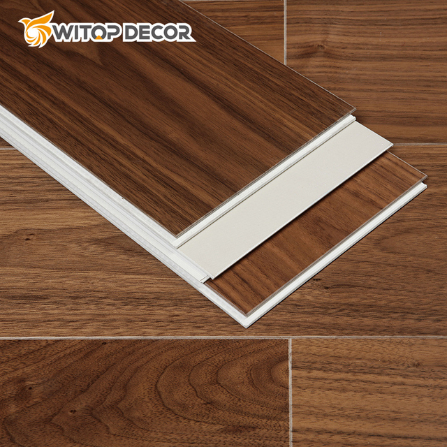 New Vinyl Flooring 4mm Laminated Wood Texture Waterproof Vinyl Plank Spc Flooring