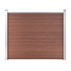 Garden Fence Panels Composite Fence Trellis Laser Cut Aluminum Fencing Wall WPC Decorative Garden Fence