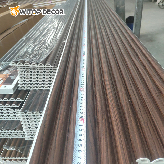 WPC Slat Panel with Interlocking System and Hidden Fasteners