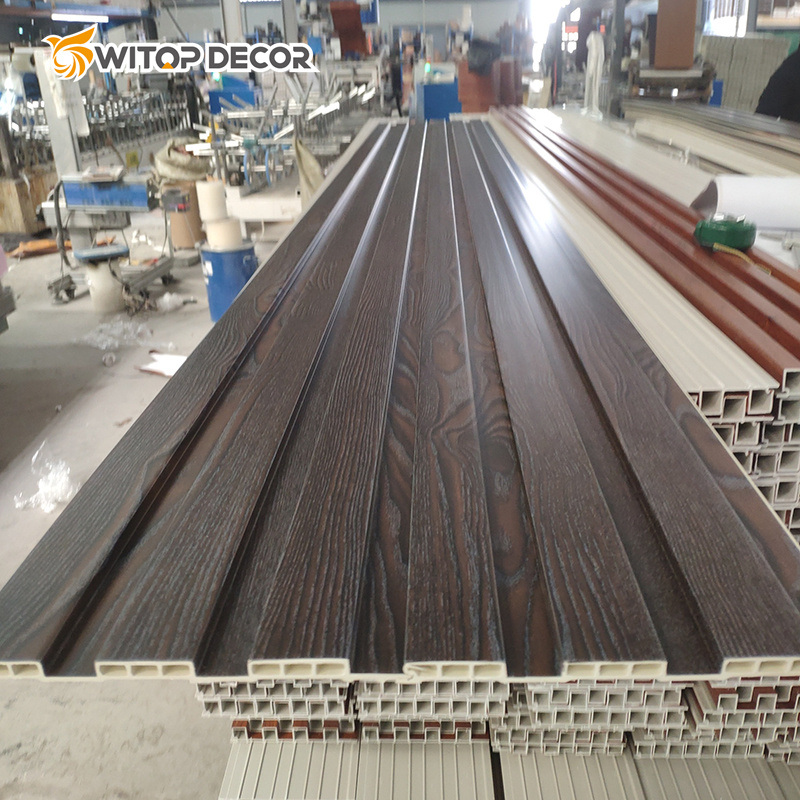 WPC Fluted Panel with Easy Matching and Coordination