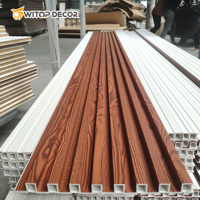 Fluted Panel with Rich Colors and Patterns
