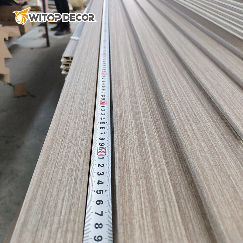 WPC Fluted Panel with High Pressure and Impact Resistance