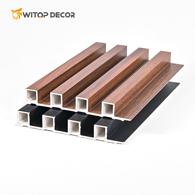 Natural Wood Slat Panel for a Rustic Lodge Ambience.