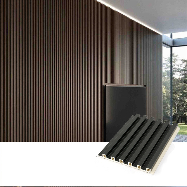 Art Color Wood Panel Decorative Exterior WPC 3D Wall Panels