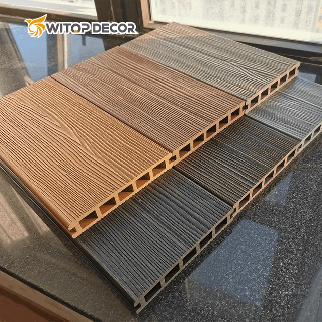 Cheap WPC Material Wood Plastic Composite Decking Board