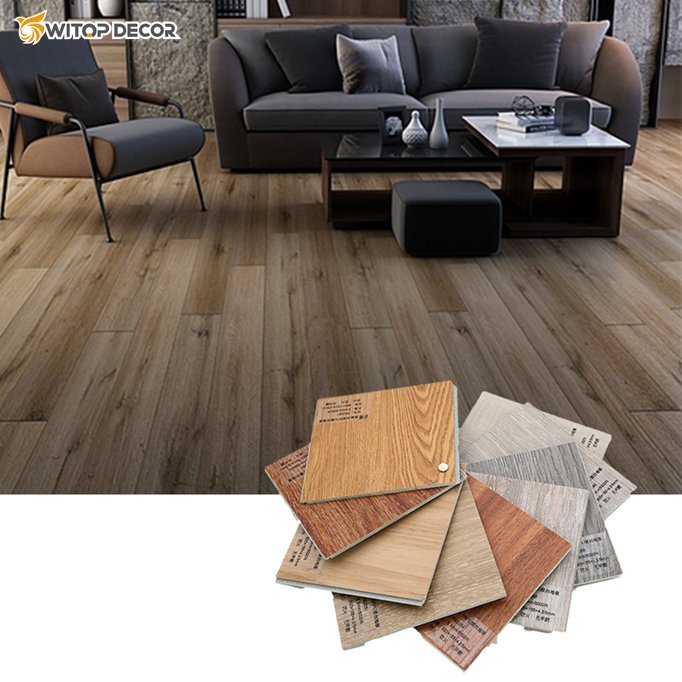 Durable PVC WPC Spc Luxury Vinyl Click Flooring