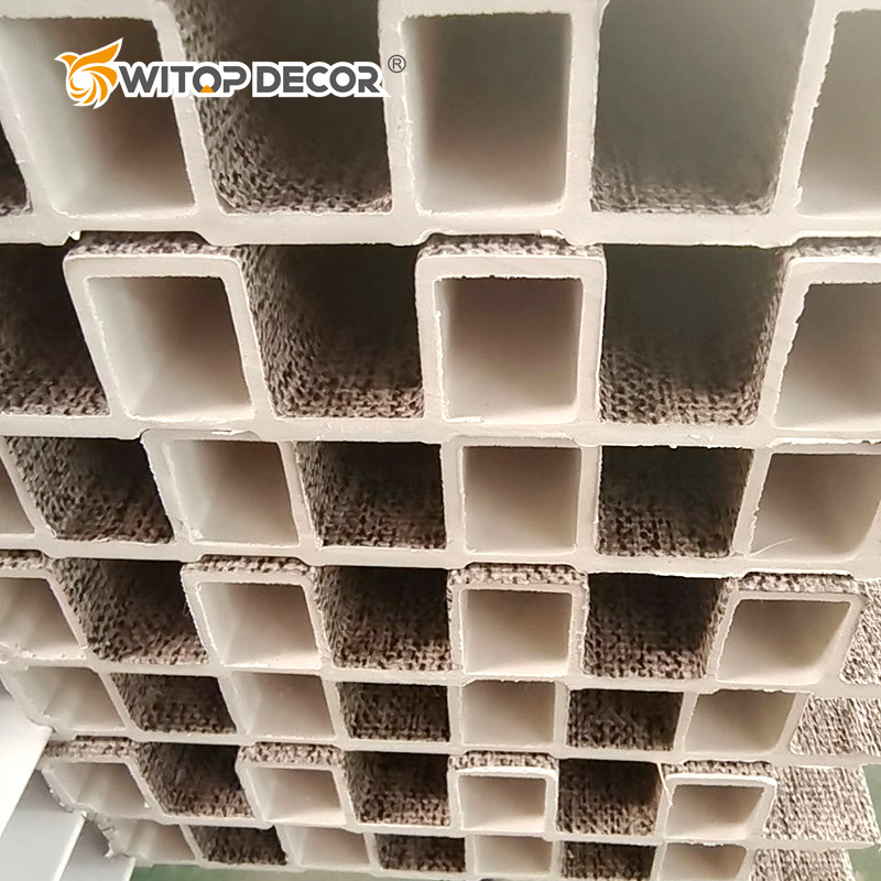 Decorative Solid Wood Plastic Composite Fluted Wall WPC Panel