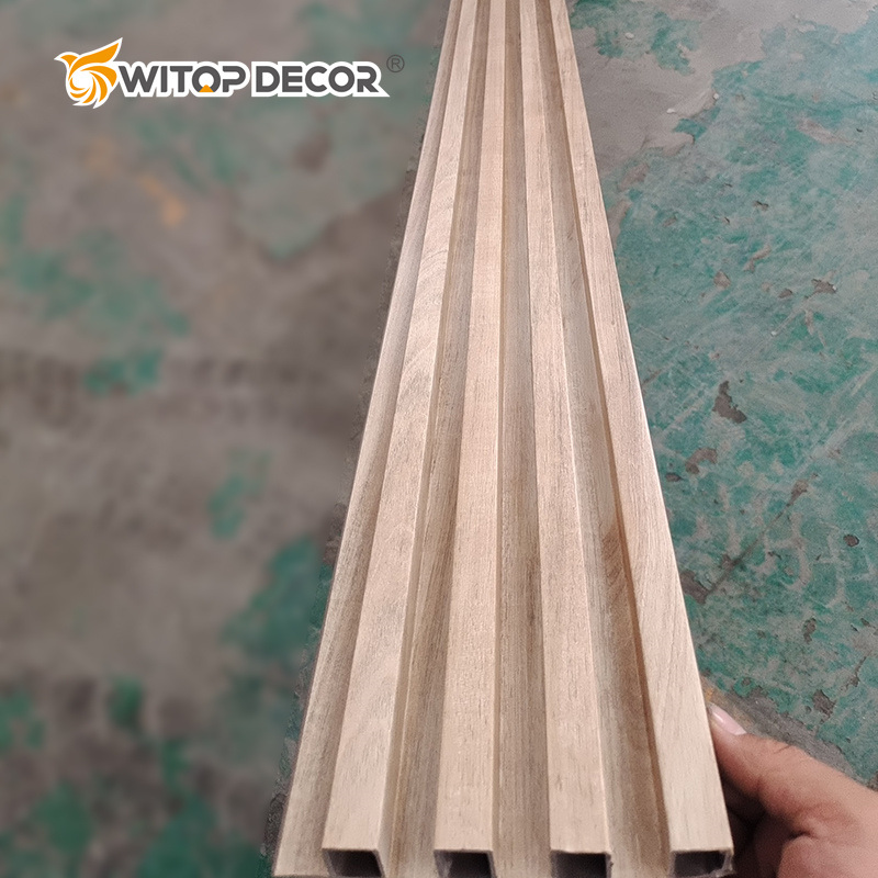 3D Wood Grain Deep Embossed WPC Cladding