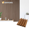 Compression Fire Resistance Fiber Integrated Wallboard Ecowood Paneling Interior Decor WPC Wall Panel on Blank Wall