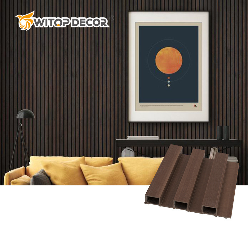 Chanta Pared WPC Factory Embossed Wooden Grains Wall Panel Cladding