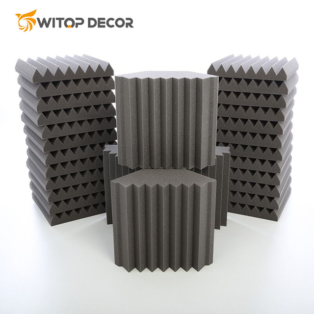 Eco-Friendly Grey Oak Acoustic MDF Sound Absorption Wall Panels
