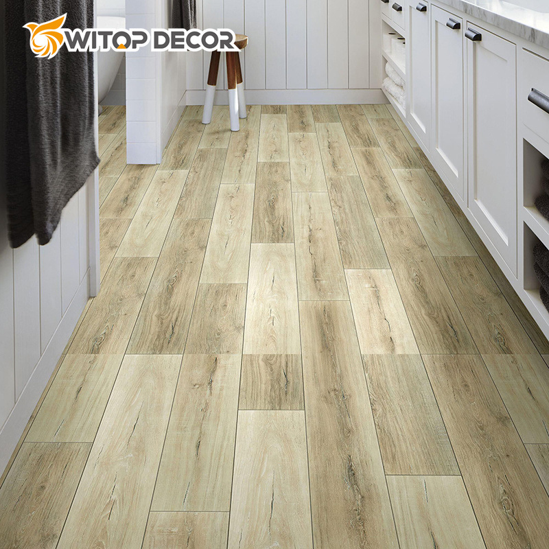 Brush Texture High Quality Europe Oak Real Wood Veneer Spc Flooring with